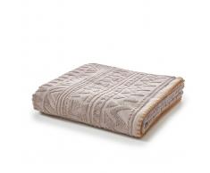 La Redoute Interieurs Toalla de baño jacquard, Lima marrón