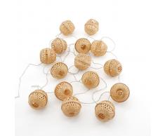 AM.PM. Guirnalda LED bambú Zibiline beige