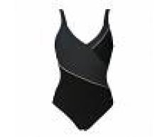 ARENA Bañador para piscina con efecto adelgazante negro