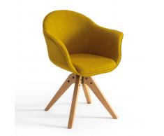 La Redoute Interieurs Sillón de escritorio giratorio, Quilda amarillo