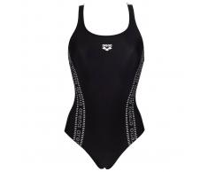 ARENA Bañador con tirantes, para piscina negro
