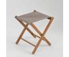 La Redoute Interieurs Taburete plegable de acacia, Amezza marrón