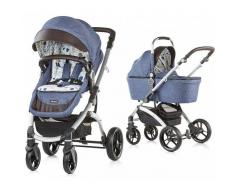 Chipolino Carrito Malta Capazo Duro 2 Piezas de Jeans