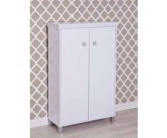 Blanco Mueble Zapatero Misisipi 24ab Blanco