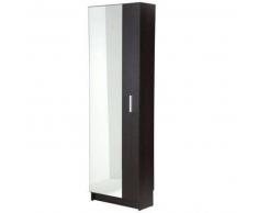 Mueble zapatero espejo Danubio 56AB Wengué