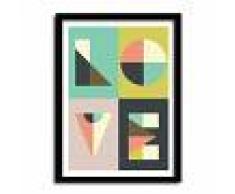 SuperStudio Cuadro con Marco GEOCOLOR -33x43-