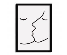SuperStudio Cuadro con Marco KISS -33x43-