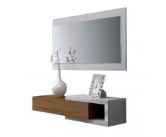 SuperStudio Recibidor + Espejo WALNUT
