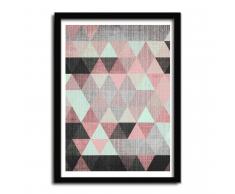 SuperStudio Cuadro con Marco DARK TRIANGLES -33x43-