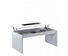 SuperStudio Mesa Centro con Cristal ATTUALE -Elevable-