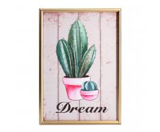 SuperStudio Cuadro con Marco DREAM CACTUS -60x40-