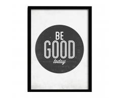 SuperStudio Cuadro con Marco BE GOOD -33x43-
