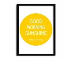 SuperStudio Cuadro con Marco GOOD MORNING -33x43-