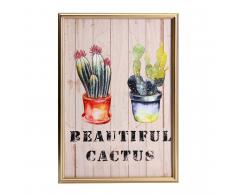 SuperStudio Cuadro con Marco BEAUTIFUL CACTUS -60x40-