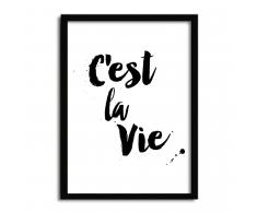 SuperStudio Cuadro con Marco LA VIE -33x43-