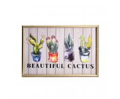 SuperStudio Cuadro con Marco BEAUTIFUL CACTUS SET -60x40-