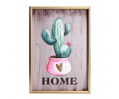 SuperStudio Cuadro con Marco HOME CACTUS -60x40-