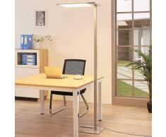 Lampenwelt.com Lámpara LED de pie Esmael ofic. 36W+20W atenuador