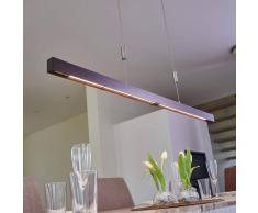 Lampenwelt.com Riel de iluminación LED colgante Nora - 118 cm