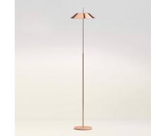 VIBIA Elegante lámpara de pie LED Mayfair en cobre