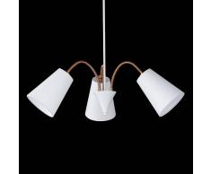 Fischer & Honsel Lámpara colgante de 3 brazos Hopper - regulable