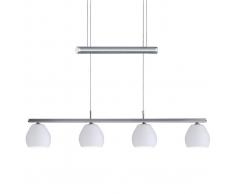 B-LEUCHTEN Lámpara colgante LED Caliente regulable, 4 brazos