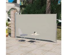 vidaXL Toldo lateral de jardín o terraza 160 x 300 cm crema