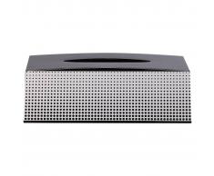Sealskin caja para pañuelos Speckles 361890819 (Negra)