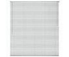 vidaXL Persiana aluminio 100x130 cm plateada