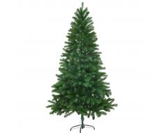 vidaXL Árbol artificial de Navidad con hojas realistas 150 cm verde