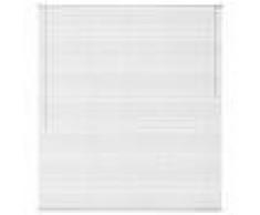vidaXL Persiana aluminio 140x130 cm blanca