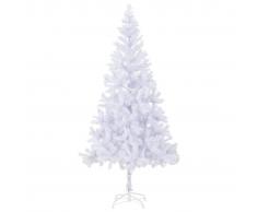 vidaXL Árbol de Navidad artificial con soporte acero 210 cm 910 ramas
