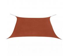 vidaXL Toldo de vela cuadrado de tela Oxford 2x2 m terracotta