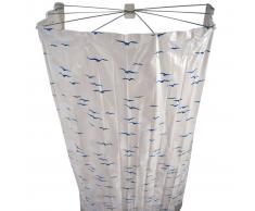 RIDDER Cabina de ducha Ombrella 200 cm azul 58203