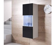 Armario colgante modelo Luke V3 (40x126cm) color blanco y negro