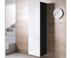 Armario colgante modelo Luke V4 (40x165cm) color negro y blanco