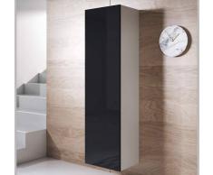 Armario colgante modelo Luke V4 (40x165cm) color blanco y negro