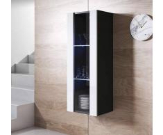 Armario colgante modelo Luke V2 (40x126cm) color negro y blanco