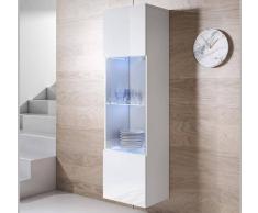 Armario colgante modelo Luke V6 (40x165cm) color blanco