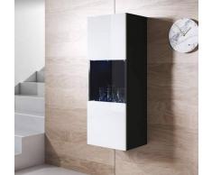 Armario colgante modelo Luke V3 (40x126cm) color negro y blanco