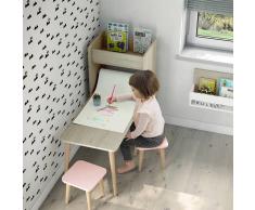 Mesa infantil con estanteria Arco Iris