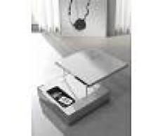Mesa de centro elevable raf b cromo 90x90