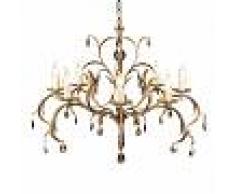 ELSTEAD Araña simpática LILY bronce met. 8 luces
