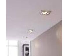 LAMPENWELT.COM Juego de 3 focos LED empotrables en techo Andrej