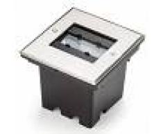 KONSTSMIDE Foco LED de suelo Malte, salida de luz flex. 6W