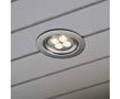 KONSTSMIDE Lámpara empotrada de techo con LED de encendido