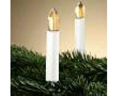 HELLUM Moderna guirnalda LED Riffelkerzen - 30 velas