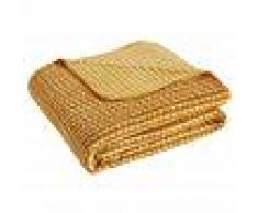 Maisons du Monde Manta infantil amarillo mostaza 170x130 cm WAVE