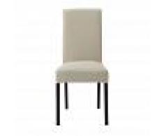 Maisons du Monde Funda de silla de algodón beige mastic 47x57 Margaux