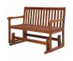 vidaXL Banco columpio de jardín madera maciza de acacia 125x62x93 cm